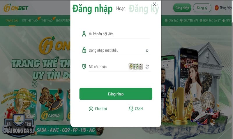 Link đăng nhập Onbet Casino an toàn hiện nay 